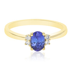 14K AAA Tanzanite Gold Ring (CIRARI)