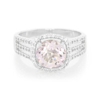 Rose de France Amethyst Silver Ring
