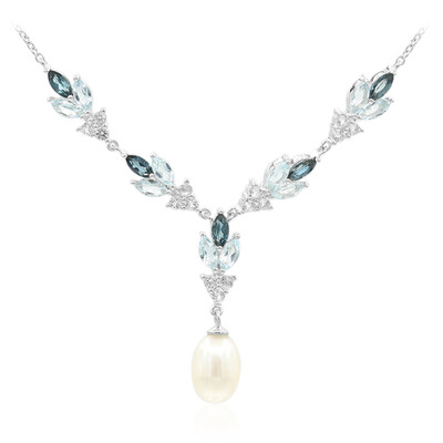 Freshwater pearl Silver Necklace