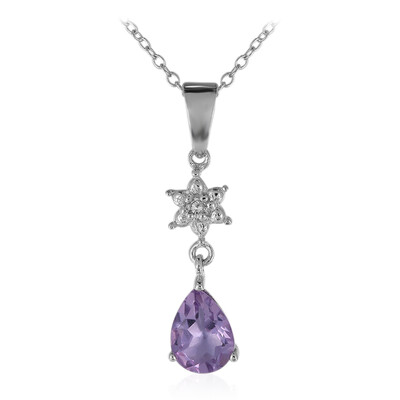 Amethyst Silver Necklace