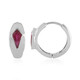 Madagascar Ruby Silver Earrings (de Melo)