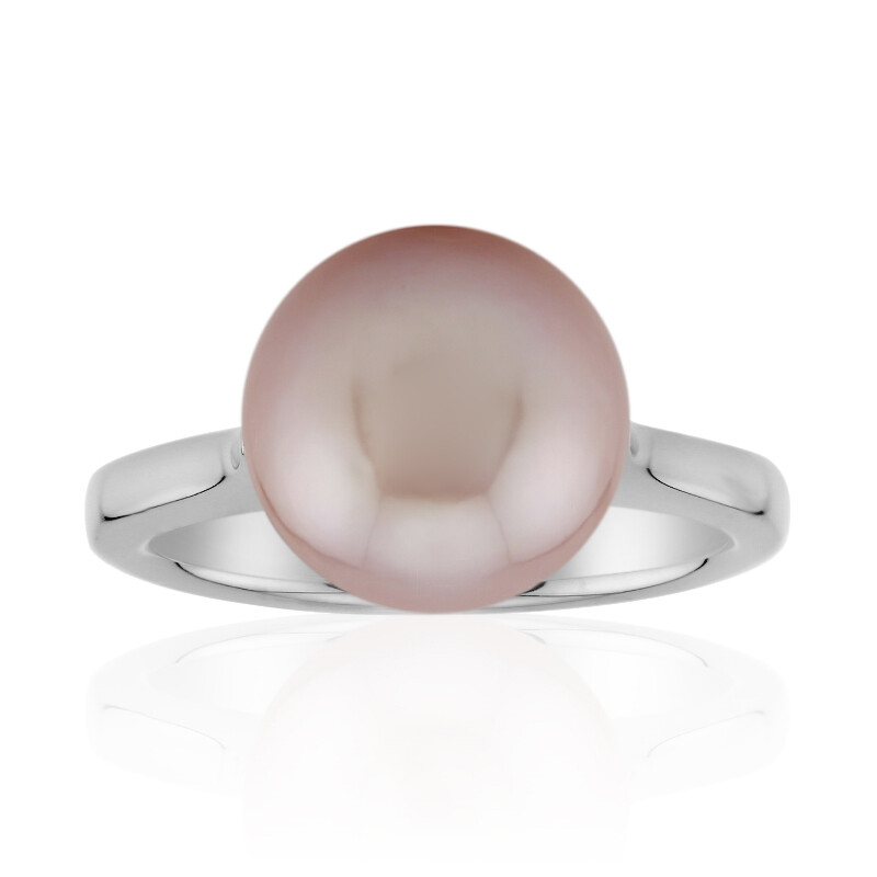 Chic 10.5mm Ming Pearl Sterling Silver Ring China