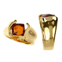 Baltic Amber Silver Ring