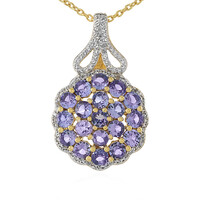 Tanzanite Silver Necklace