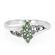 Fancy Diamond Silver Ring