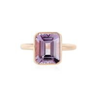 Rose de France Amethyst Silver Ring