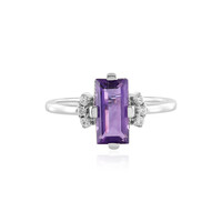 Moroccan Amethyst Silver Ring