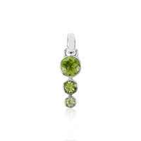 Peridot Silver Pendant