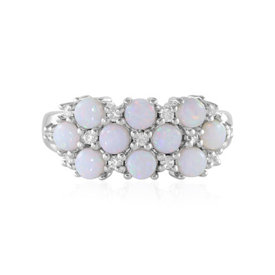 Australian Opal Silver Ring