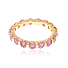 Madagascar Pink Sapphire Silver Ring