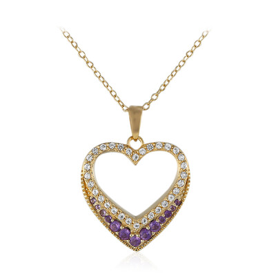 Zambian Amethyst Silver Necklace