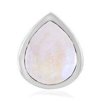 Rainbow Moonstone Silver Pendant