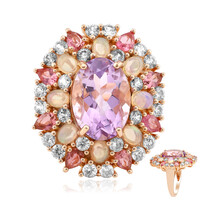 Bolivian Amethyst Silver Ring