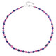 Madagascar Pink Sapphire Silver Necklace