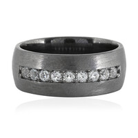 White Topaz Silver Ring