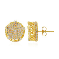 Zircon Silver Earrings