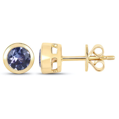 14K Tanzanite Gold Earrings