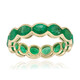 9K Zambian Emerald Gold Ring