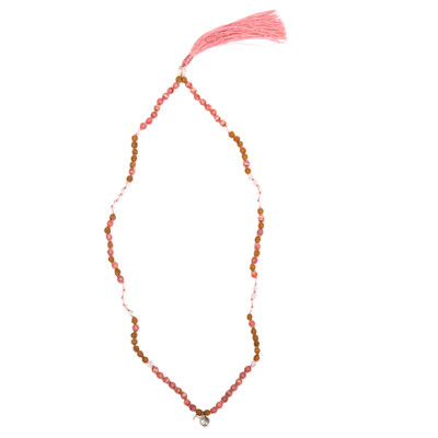 White Quartz Silver Necklace