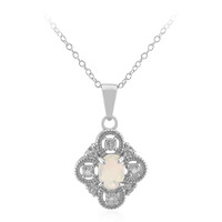 Welo Opal Silver Necklace