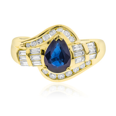 14K Ceylon Sapphire Gold Ring (CIRARI)