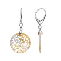 Mother of Pearl Silver Earrings
