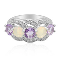 Amethyst Silver Ring