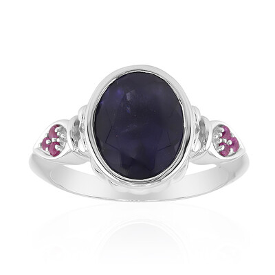 Madagascar Iolite Silver Ring (Remy Rotenier)