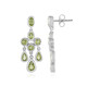 Peridot Silver Earrings