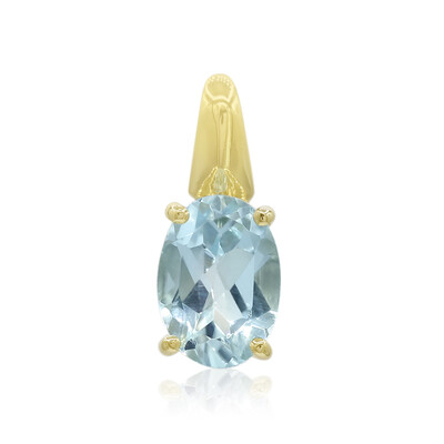 Sky Blue Topaz Silver Pendant
