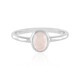 Rose Quartz Silver Ring (MONOSONO COLLECTION)