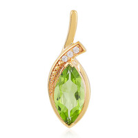 Peridot Silver Pendant
