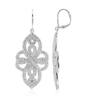 Zircon Silver Earrings