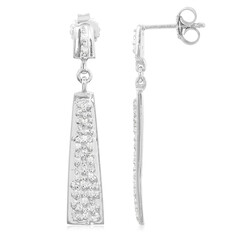 Zircon Silver Earrings