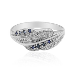 Blue Sapphire Silver Ring