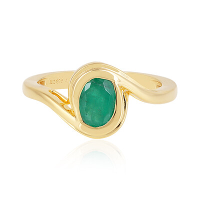 Brazilian Emerald Silver Ring