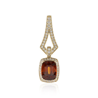 9K Sunset Zircon Gold Pendant (de Melo)