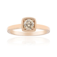 9K VS1 Argyle Rose De France Diamond Gold Ring