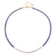 Ceylon Pink Sapphire Silver Necklace