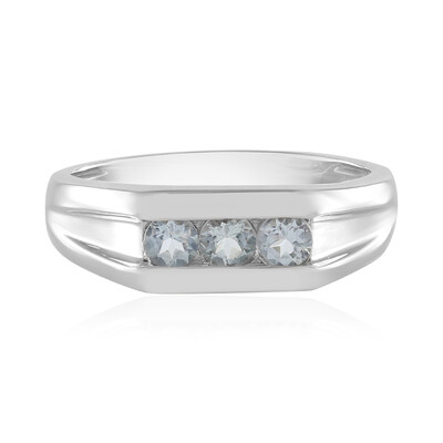 Brazilian Aquamarine Silver Ring