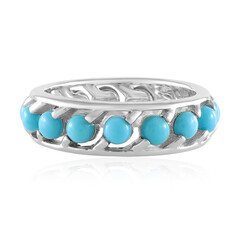 Sleeping Beauty Turquoise Silver Ring