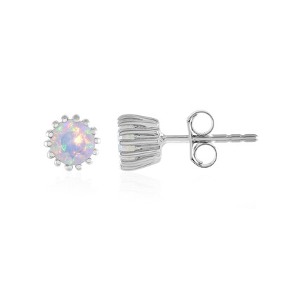 Welo Opal Silver Earrings