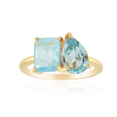 Sky Blue Topaz Silver Ring