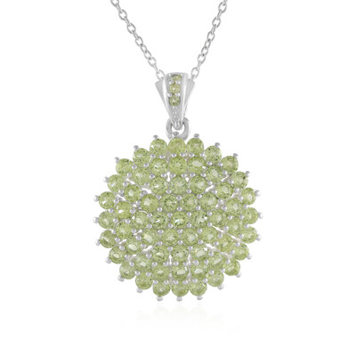 Peridot Silver Necklace