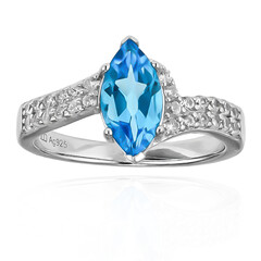 Marambaia Topaz Silver Ring
