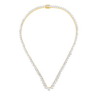 9K Danburite Gold Necklace