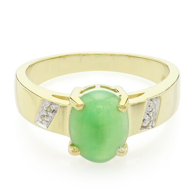 Imperial Chrysoprase Silver Ring