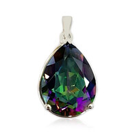 Mystic Quartz Silver Pendant