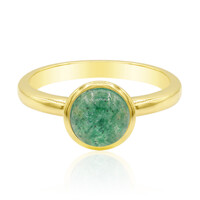 Aventurine Silver Ring