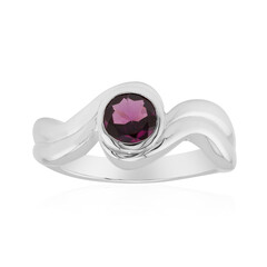 Roshoite Garnet Silver Ring (Pallanova)